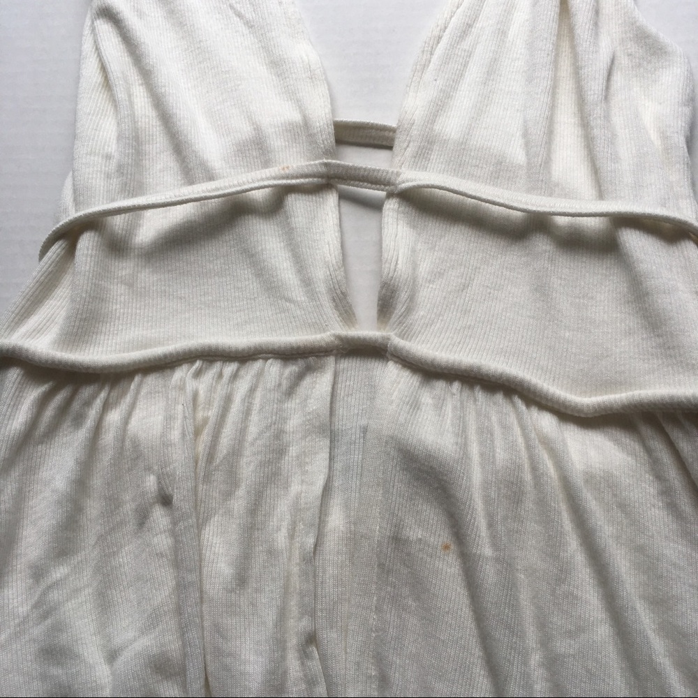 FREE PEOPLE BEACH CREAM DRESS - Picture 5 of 6